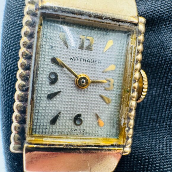 Vtg 1950's Wittnauer Swiss Women's Watch 10k G.F. Kestenmade Band Made in USA - Picture 5 of 16